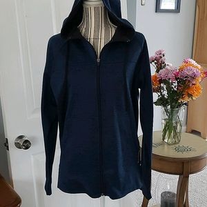 Reebok zip up sweatshirt w/hood